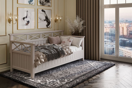 Кровать Амелия, льняной 